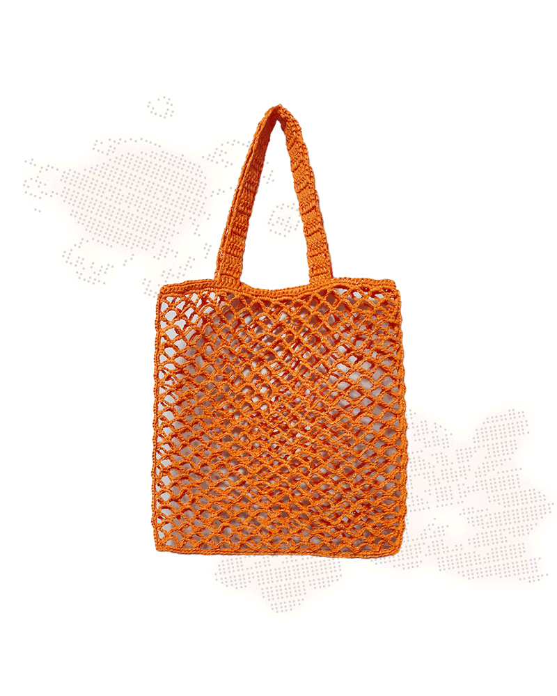 얀데레 코바늘 네트무늬 가방