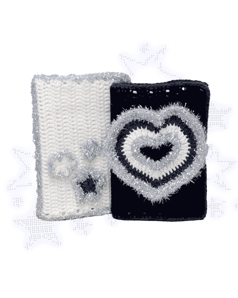 얀데레 코바늘 북 커버